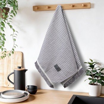 LINO Ποτηρόπανο (40x60) Niksi Γκρι