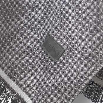 LINO Ποτηρόπανο (40x60) Niksi Σκούρο Γκρι