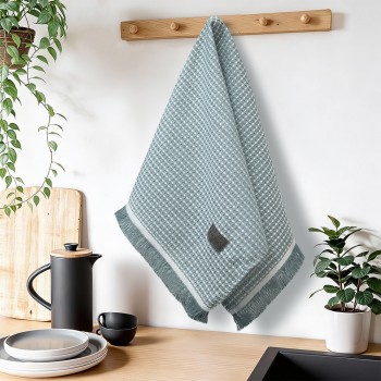 LINO Ποτηρόπανο (40x60) Niksi Πετρόλ