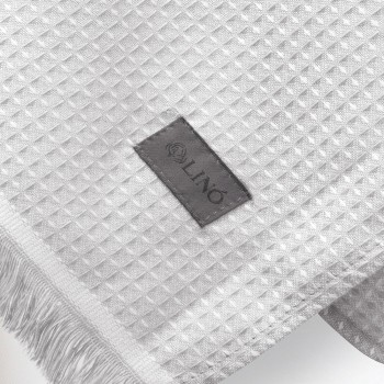 LINO Ποτηρόπανο (40x60) Niksi Ασημί