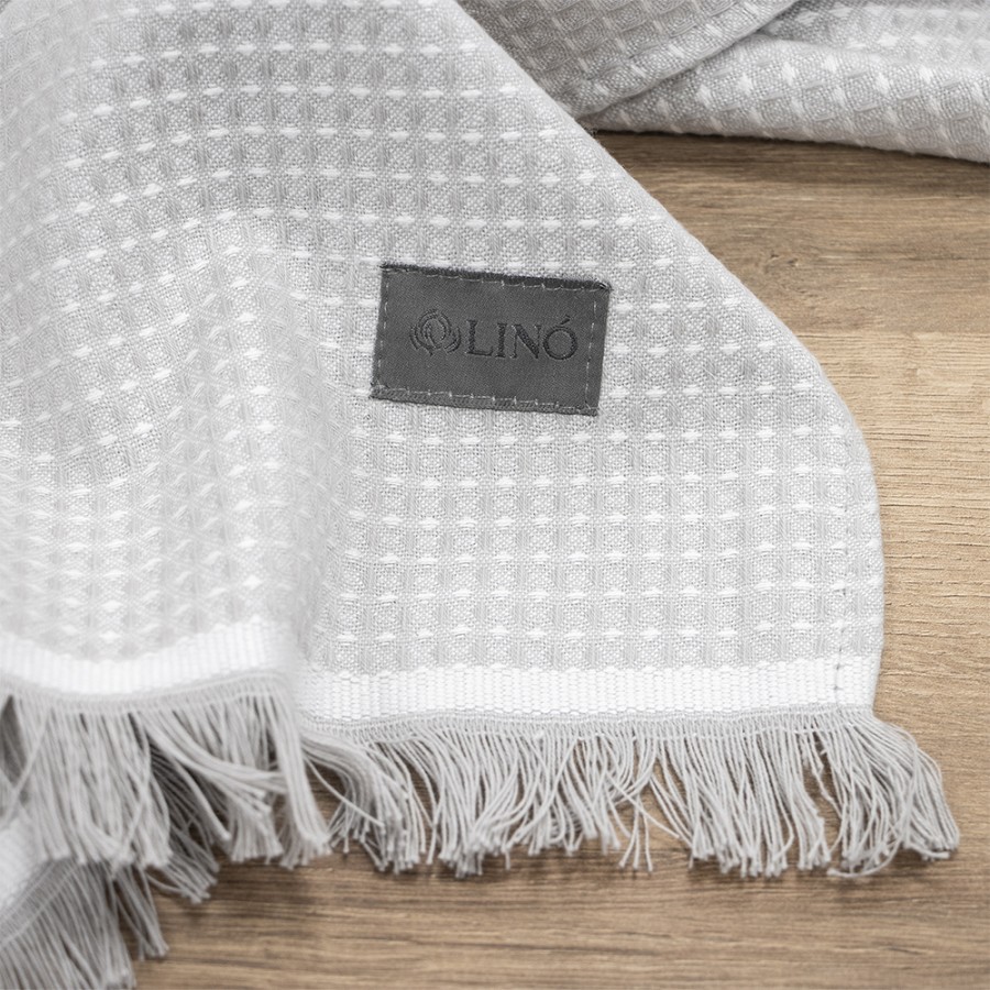 LINO Ποτηρόπανο (40x60) Niksi Ασημί