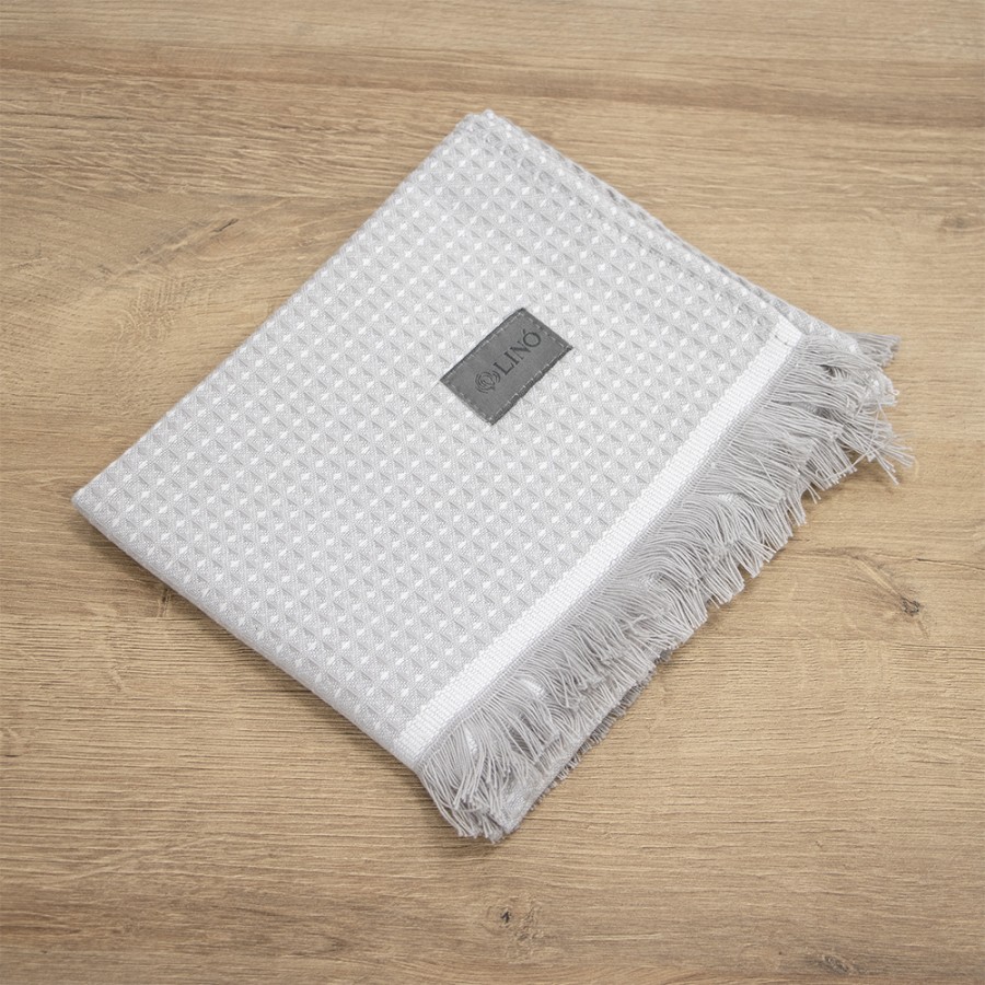 LINO Ποτηρόπανο (40x60) Niksi Ασημί