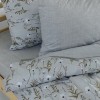 LINO Σετ Σεντόνια King Size (260X270) Verde Ασημί