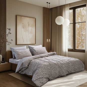 LINO Ζεύγος Μαξιλαροθήκες (52x75) Naptik Taupe