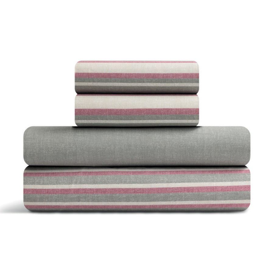 LINO Σετ Παπλωματοθήκη Μονή (160x240) Madison Dusty Pink