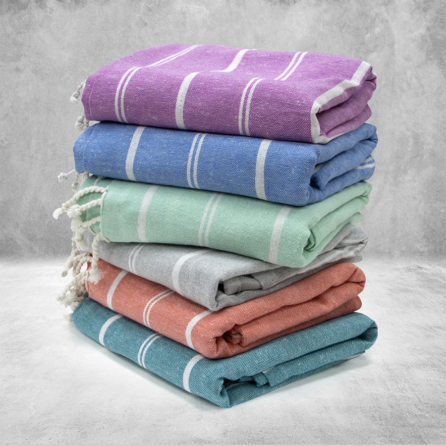LINO Pestemal Παρεό Veliu 90x180 Μέντα