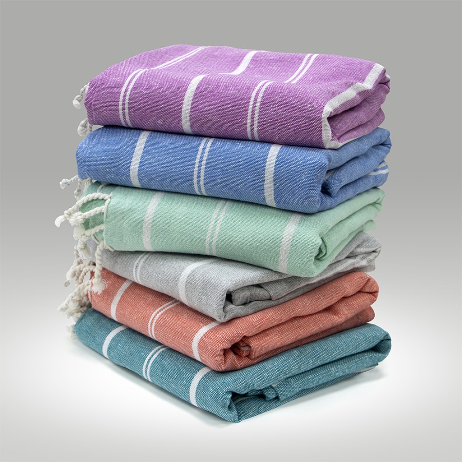 LINO Pestemal Παρεό Veliu Κοραλί 90x180