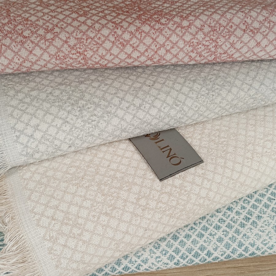 LINO Ριχτάρι Καναπέ Διθέσιο (180x250) Serpente Γκρι