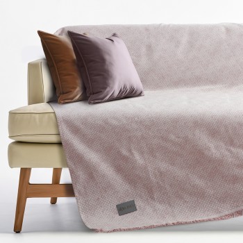 LINO Ριχτάρι Καναπέ Διθέσιο (180x250) Serpente Ροζ