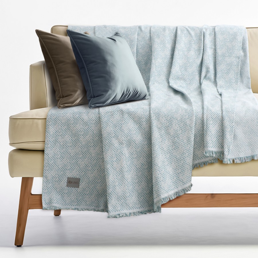 LINO Ριχτάρι Καναπέ Τριθέσιο (180x300) Serpente Πετρόλ