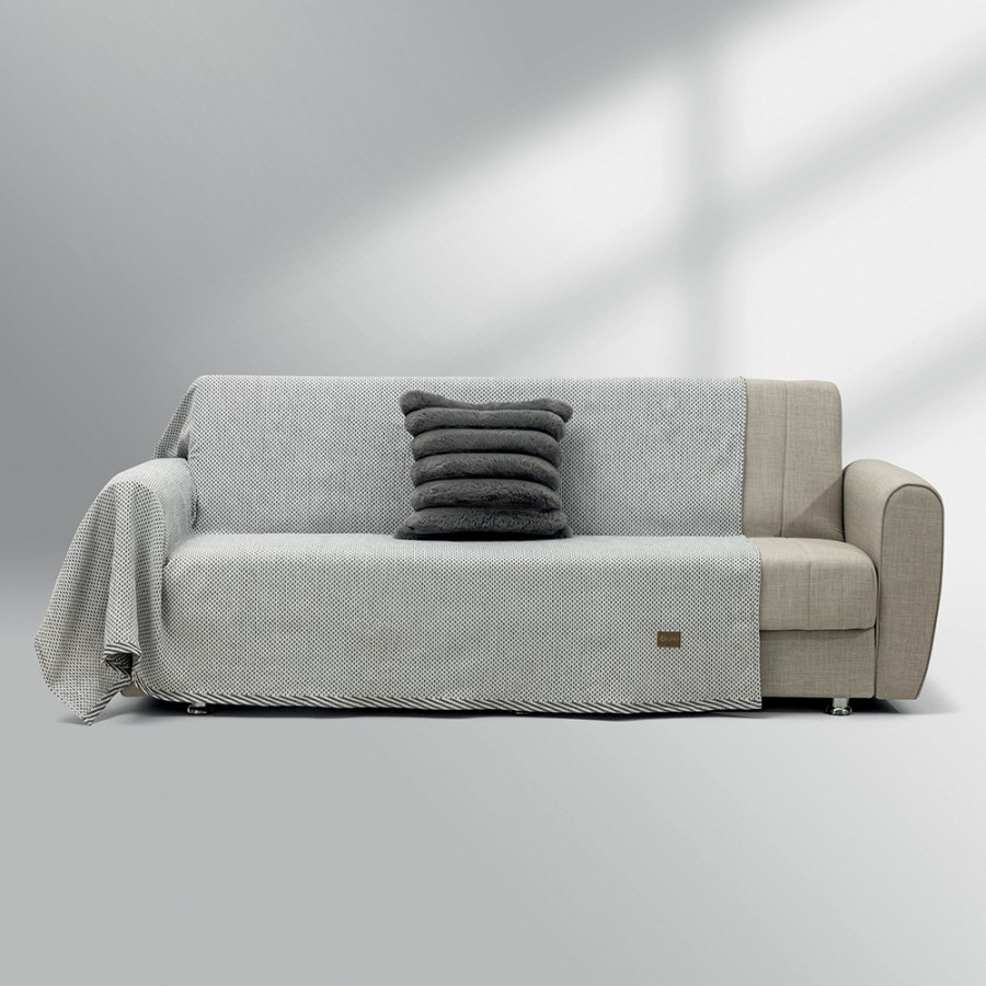 Ριχτάρι Καναπέ Τριθέσιο (180×300) Raya Υπόλευκο