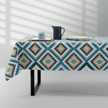 LINO Τραπεζομάντηλο Alhambra 140x220 Μπλε