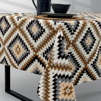 LINO Τραπεζομάντηλο Alhambra 140x220 Καφέ
