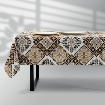 LINO Τραπεζομάντηλο Artisan 140x220 Καφέ