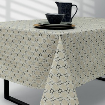 LINO Τραπεζομάντηλο Ambient 140x240 Εκρού-Μαύρο