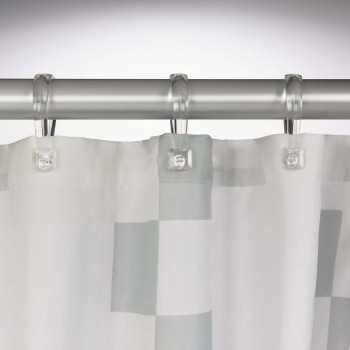 Pixel 180x200 black κουρτίνα μπάνιου υφασμάτινη Sealskin