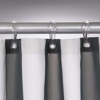 Linje 180x200 grey κουρτίνα μπάνιου υφασμάτινη Sealskin