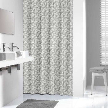 Piega 180x200 grey κουρτίνα μπάνιου υφασμάτινη Sealskin