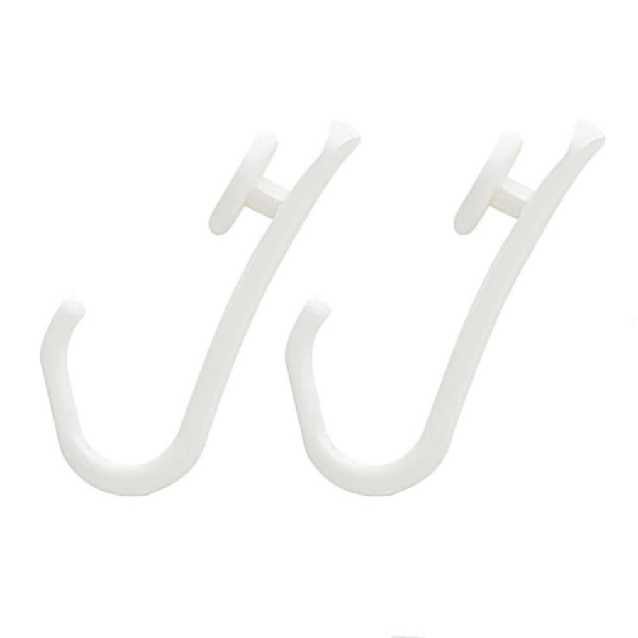 Easy roll hooks 12 pcs white κρίκοι κουρτίνας μπάνιου Sealskin