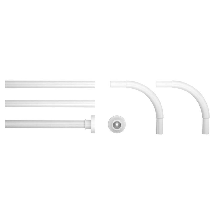 170x80 Ø 20 mm white βραχίονας μπάνιου γωνιακός Sealskin