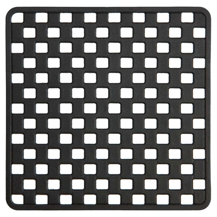 Doby 50x50 black αντιολισθητικό ταπέτο ντουζιέρας Sealskin