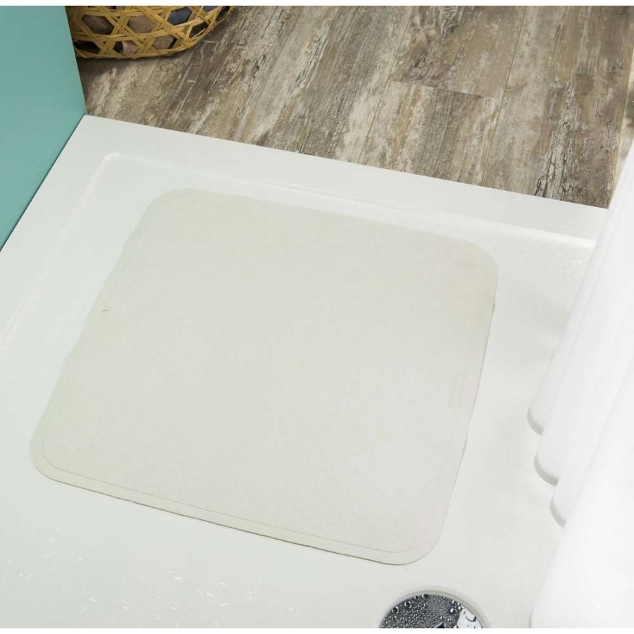 Rubelle 52x52 white αντιολισθητικό ταπέτο ντουζιέρας Sealskin