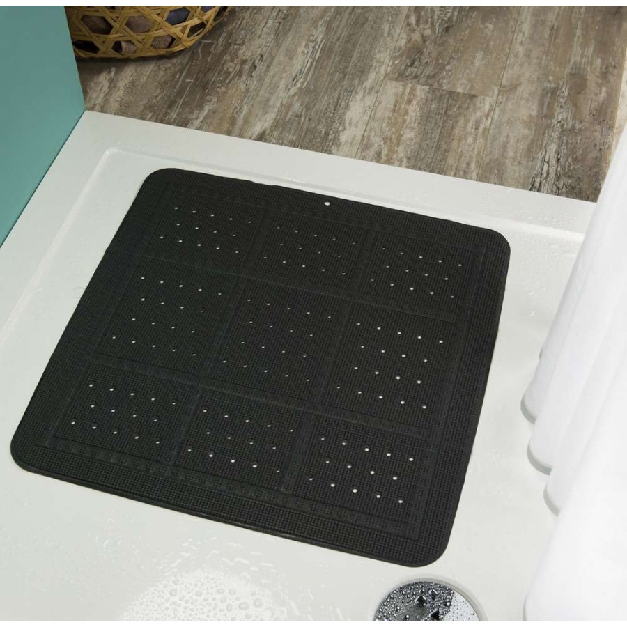 Unilux 55x55 anthracite αντιολισθητικό ταπέτο ντουζιέρας Sealskin