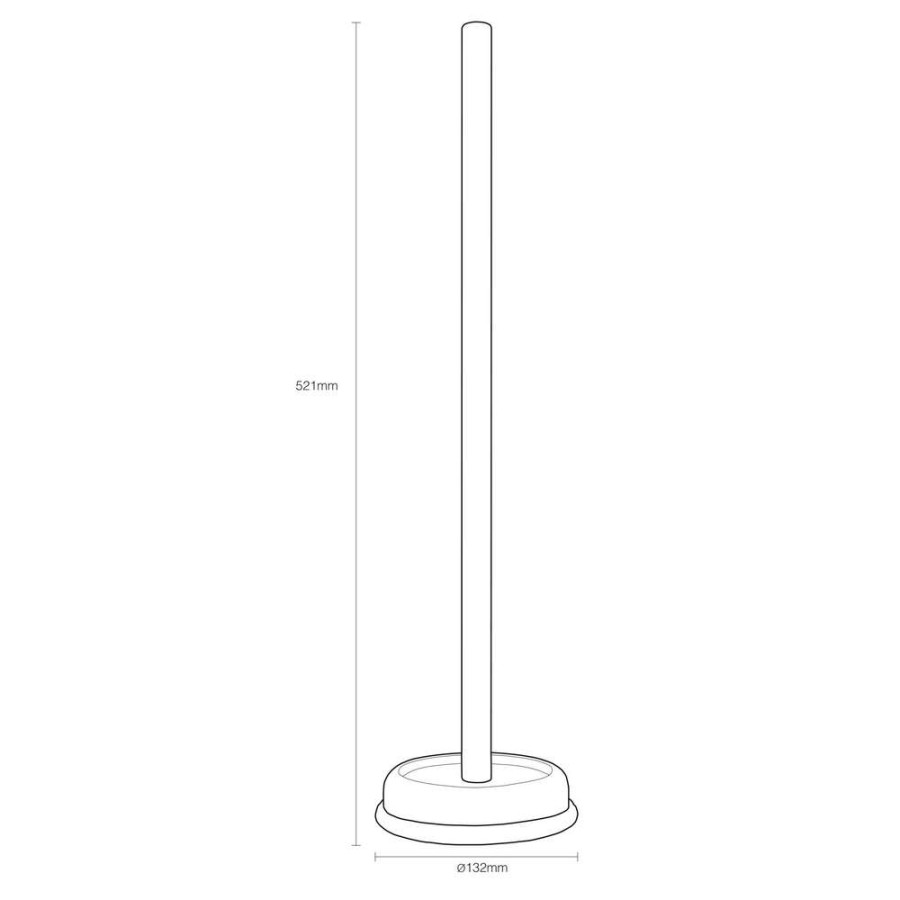 Acero white χαρτοθήκη επιδαπέδια Sealskin