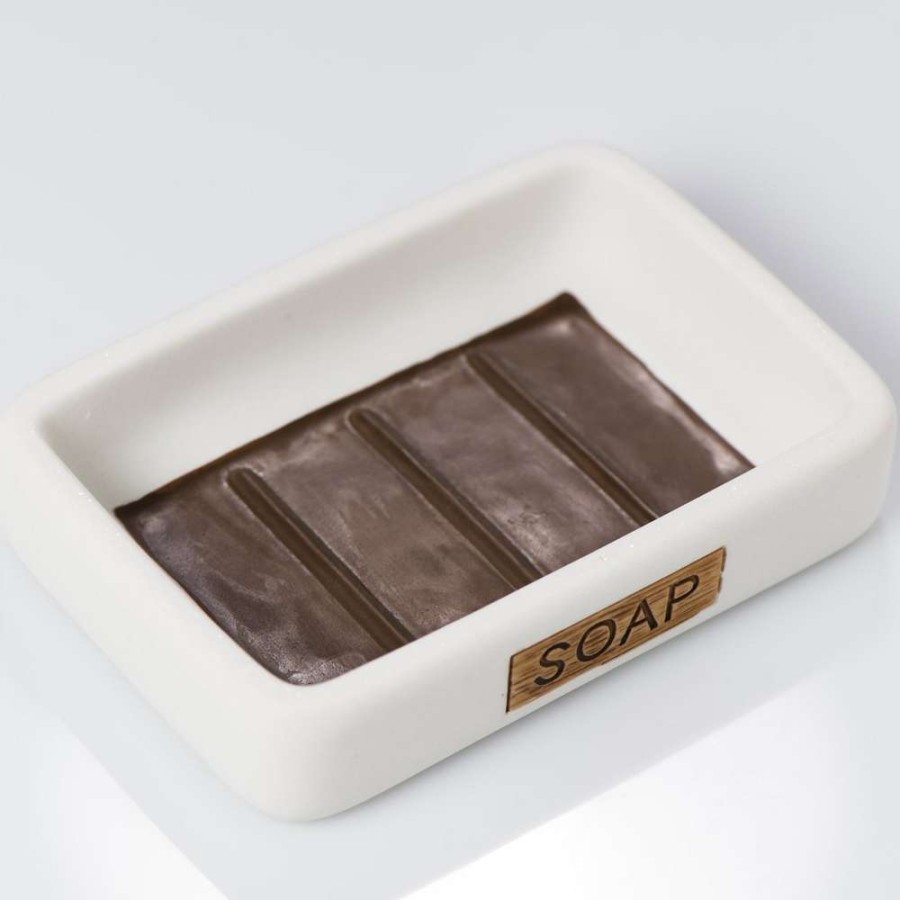 Pierra white σαπουνοθήκη Sealskin