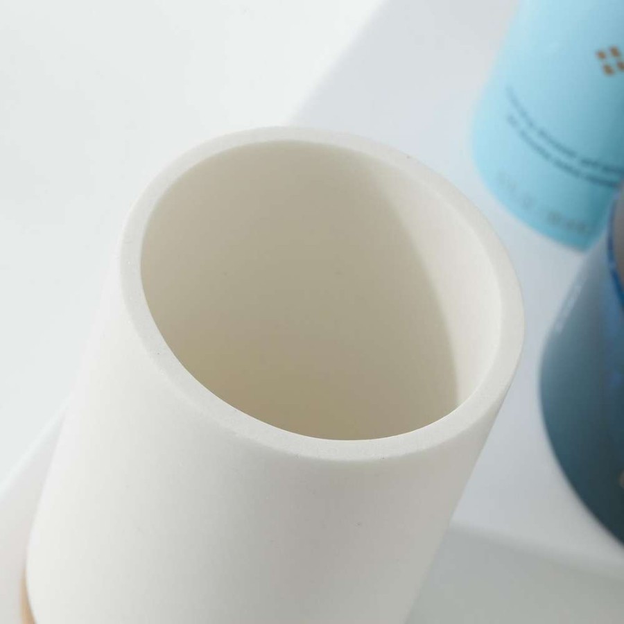 Grace white ποτήρι οδοντόβουρτσας Sealskin