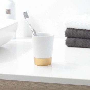 Glossy gold ποτήρι οδοντόβουρτσας Sealskin