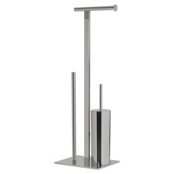 Square chrome σταντ χαρτιού υγείας + πιγκάλ Sealskin