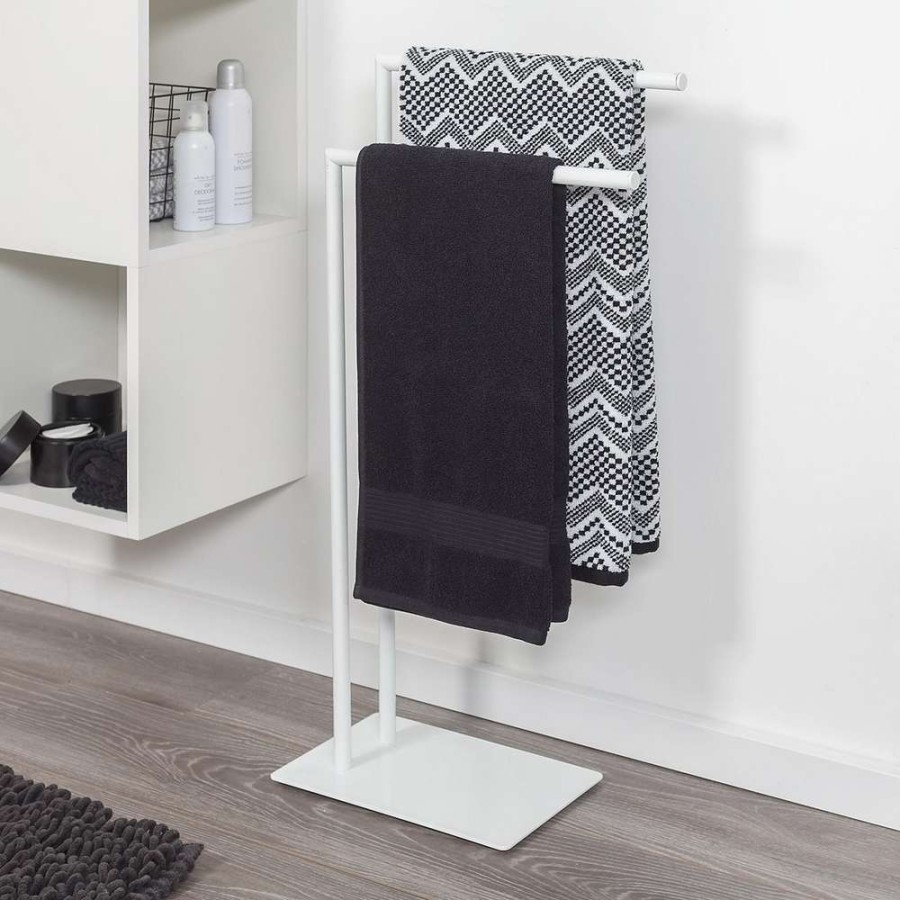 Tube white κρεμάστρα επιδαπέδια 2 θέσεων Sealskin