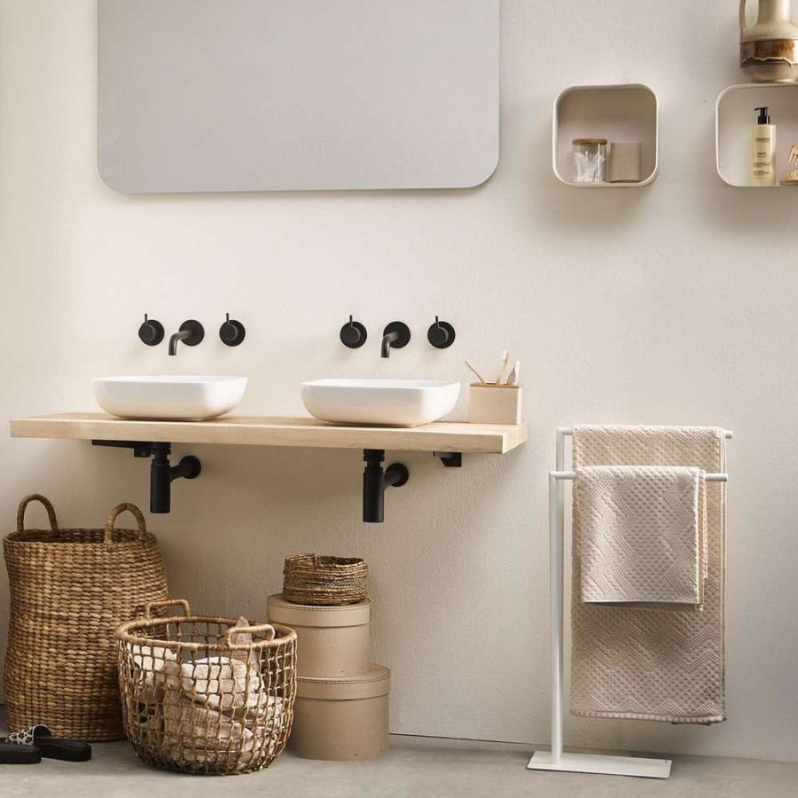 Tube white κρεμάστρα επιδαπέδια 2 θέσεων Sealskin