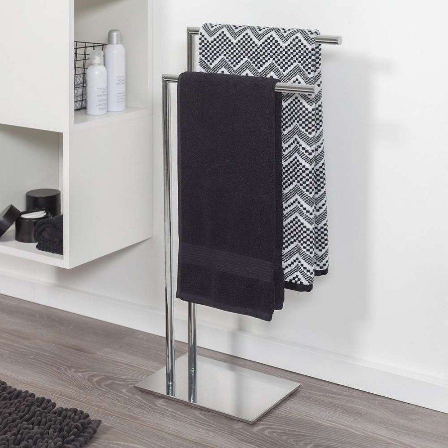 Tube chrome κρεμάστρα επιδαπέδια 2 θέσεων Sealskin