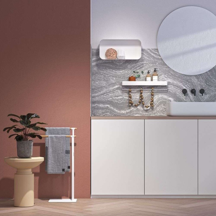 Brix white κρεμάστρα επιδαπέδια Sealskin