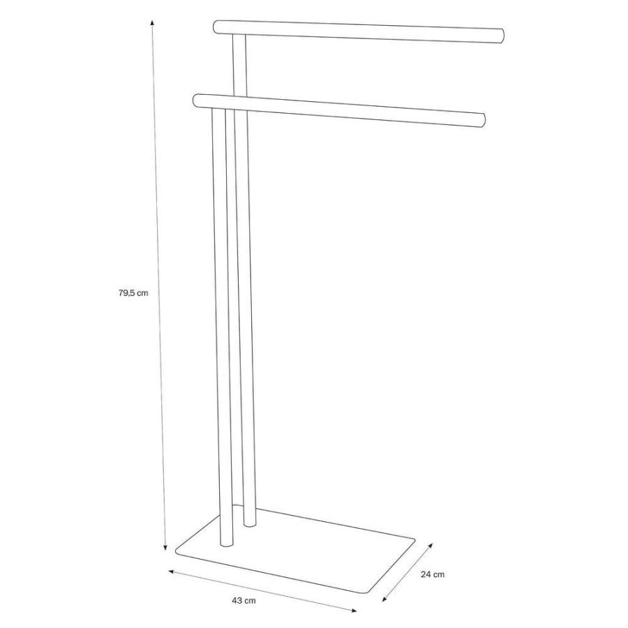 Brix white κρεμάστρα επιδαπέδια Sealskin