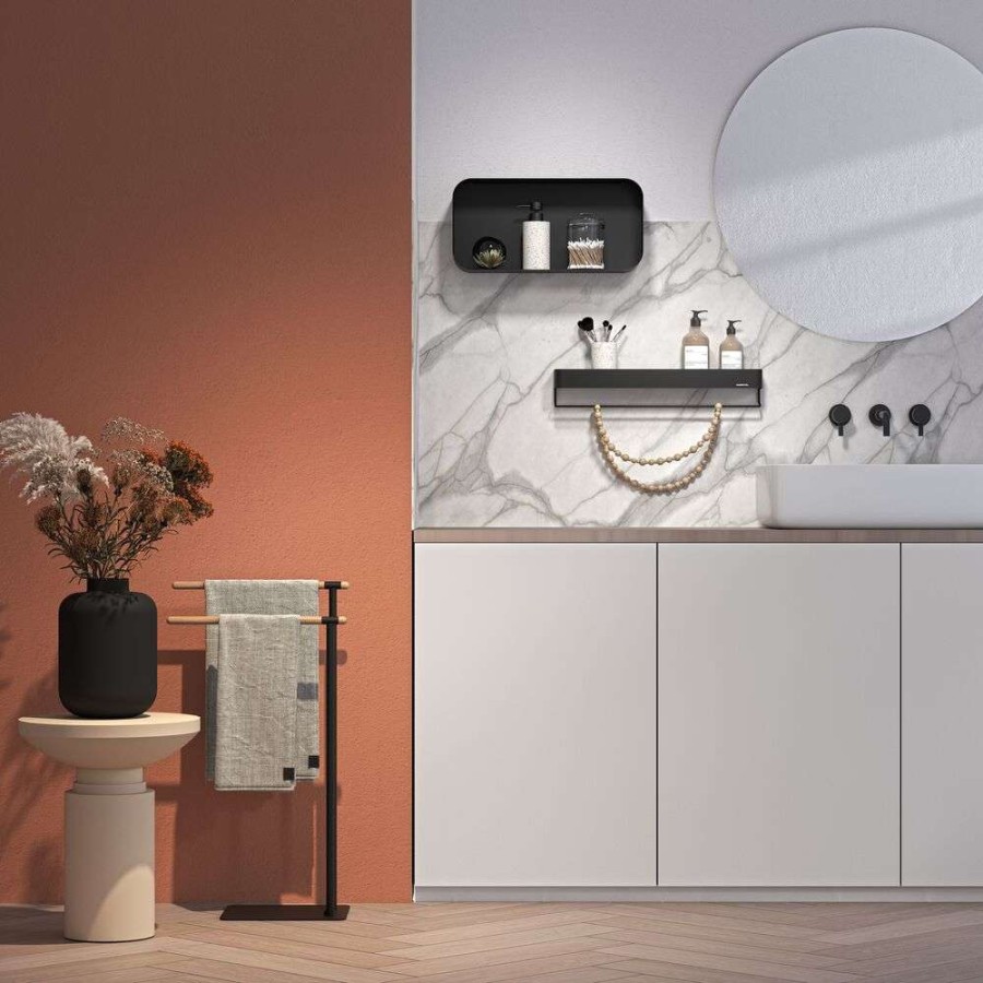 Brix black κρεμάστρα επιδαπέδια Sealskin