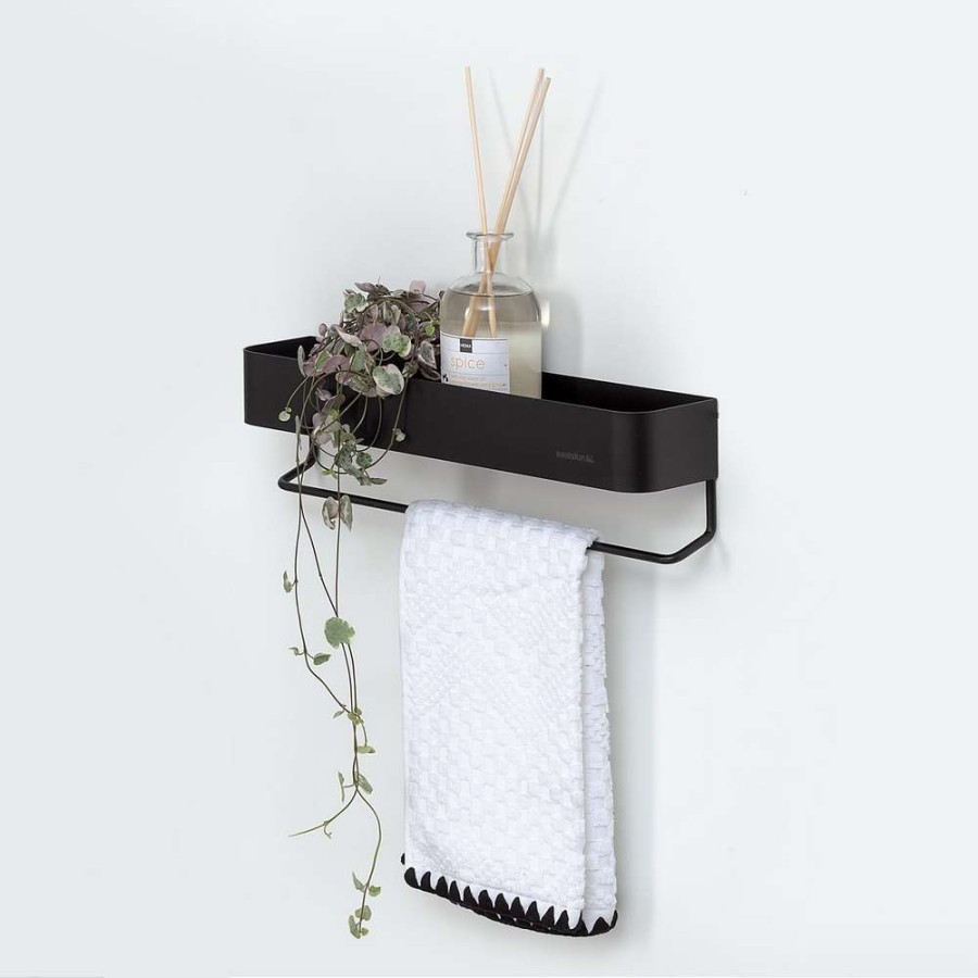 Brix black small ράφι + κρεμάστρα Sealskin