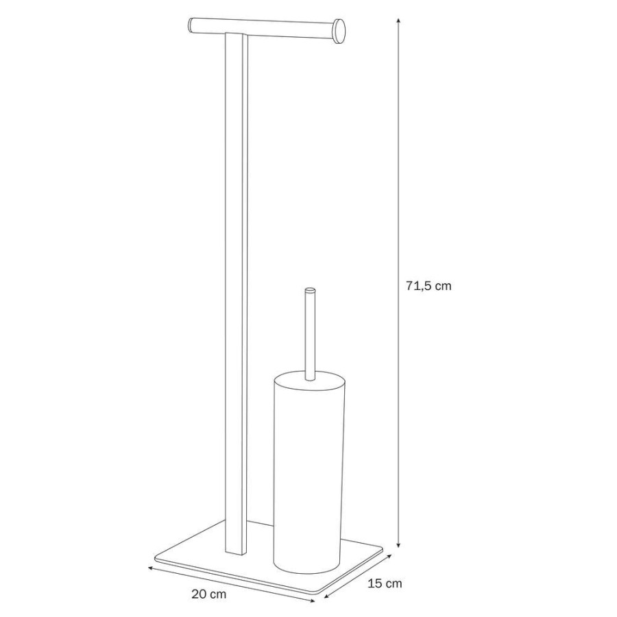 Brix white σταντ χαρτιού υγείας + πιγκάλ Sealskin