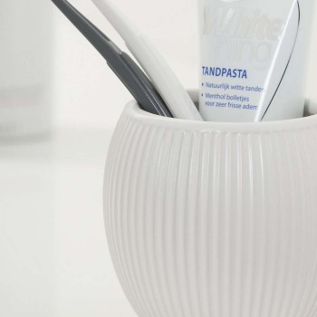 Convex white ποτήρι οδοντόβουρτσας Sealskin