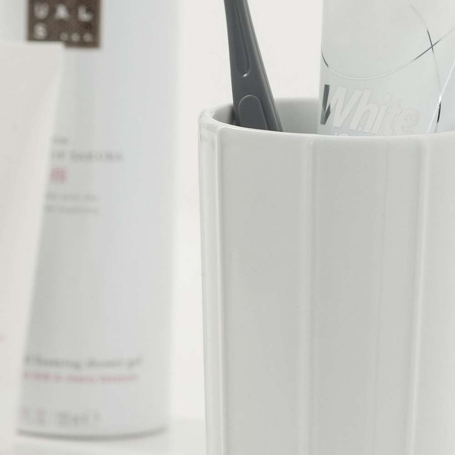 Cork white ποτήρι οδοντόβουρτσας Sealskin