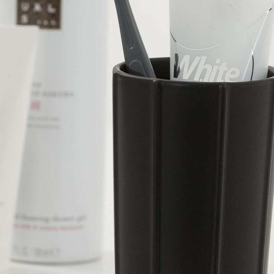 Cork black ποτήρι οδοντόβουρτσας Sealskin