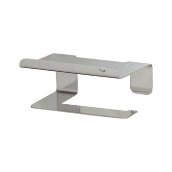 Tiger Colar Χαρτοθήκη με Ράφι Polished stainless steel 1314230346
