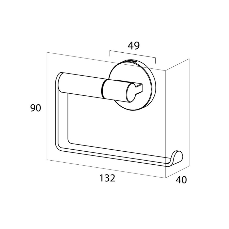 Tiger Noon Χαρτοθήκη Chrome 1321530346