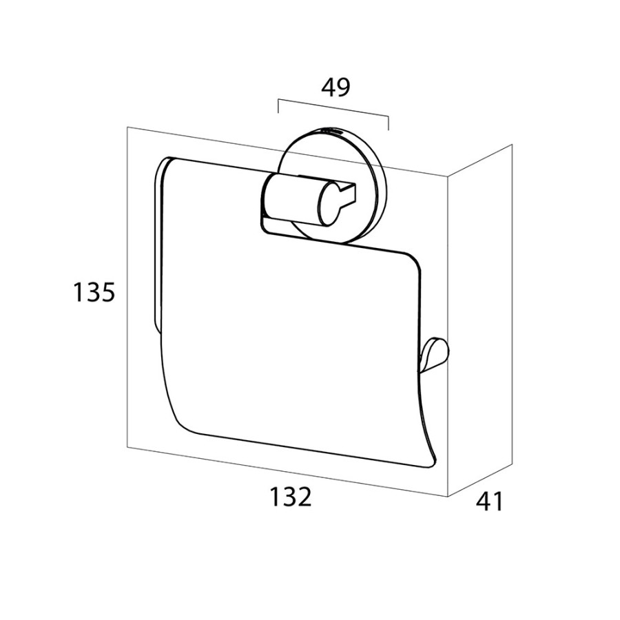 Tiger Noon Χαρτοθήκη με Κάλυμμα Chrome 1321630346