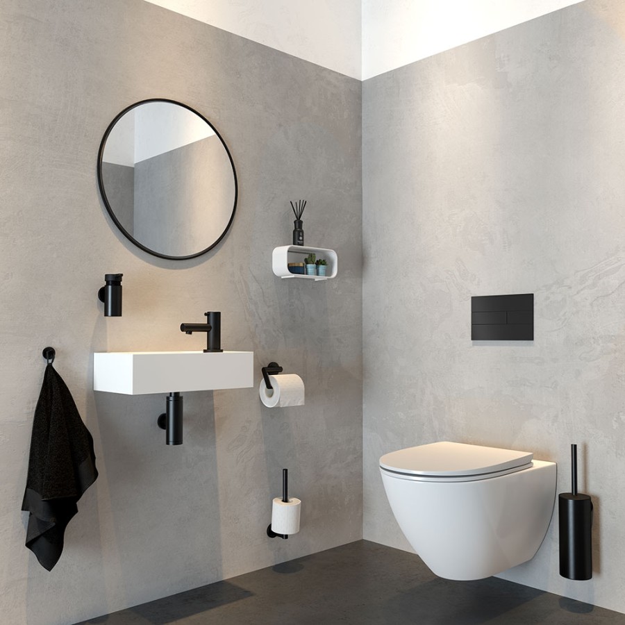 Tiger 2-Store Επιτοίχιο Ράφι 25 cm White 1500010146