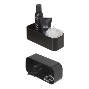 Tiger 2-Store Επιτοίχιο Ράφι 25 cm Black 1500010746