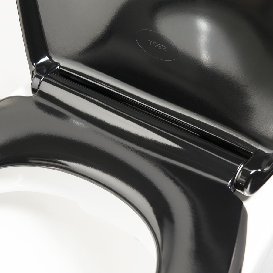 Tiger Ventura Καπάκι Λεκάνης Duroplast Black 251490746