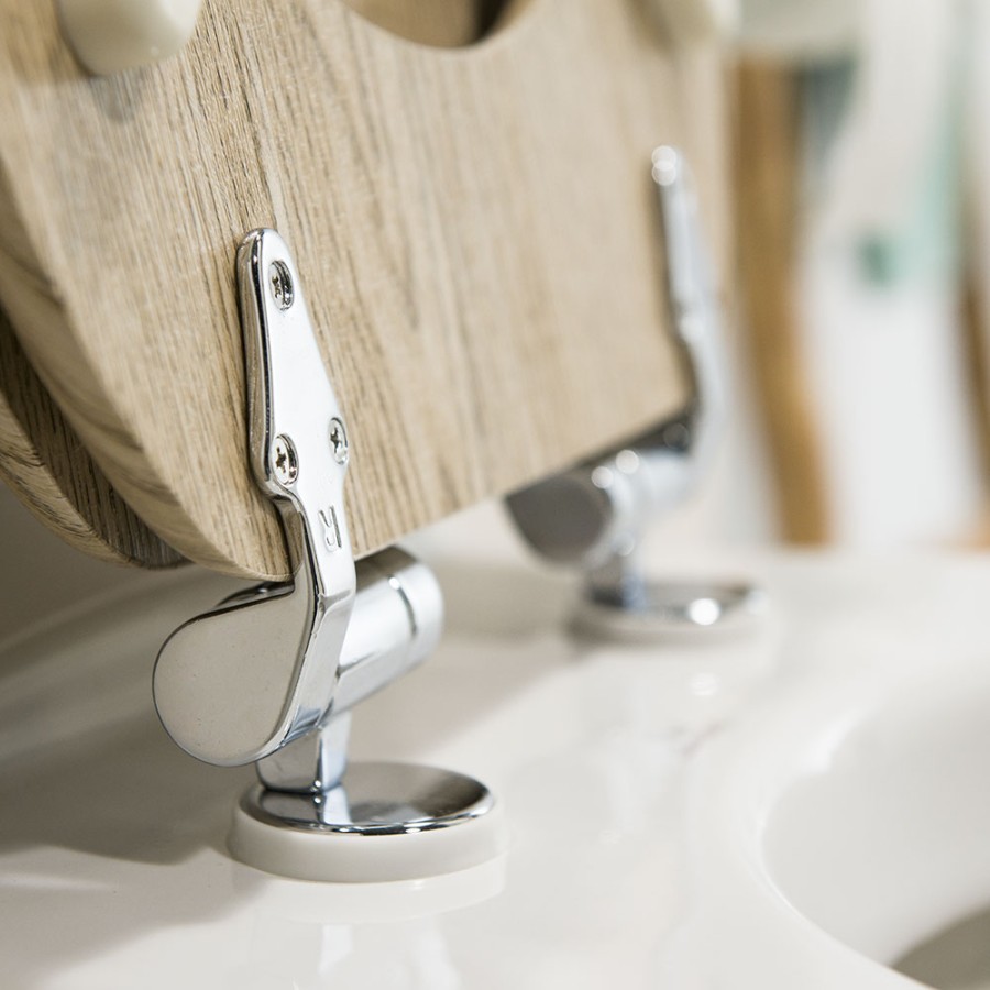 Tiger Scaffold Wood Look Καπάκι Λεκάνης MDF Oak 252022546